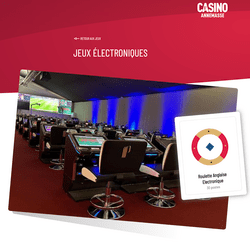 Roulette electronique du casino d'Annemasse