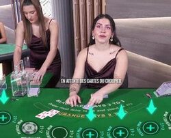 Table VIP Blackjack 4 de Vivo Gaming sur Magical Spin