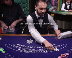 Table Sultan's Blackjack sur le casino Wild Sultan