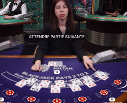 Wild Sultan offre des bonus cash sur Sultan's Blackjack