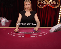 Free Bet Blackjack, la table intégrée dans le tournoi