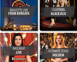 Live roulette Evolution en direct du Borgata Casino
