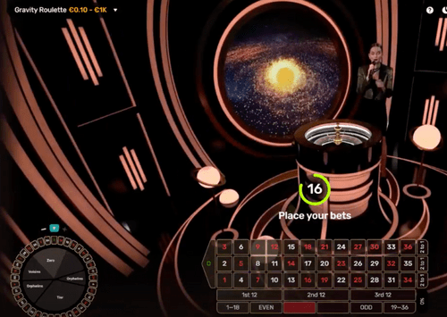 Gravity Roulette de Beter Live