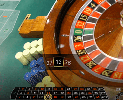 Roulette en direct de casino