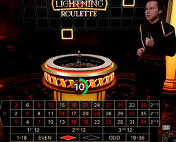 XXXtreme Lightning Roulette sur Casino Cresus