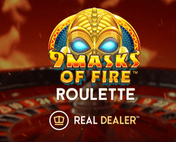 9 Masks of Fire Roulette de Real Dealer Studios