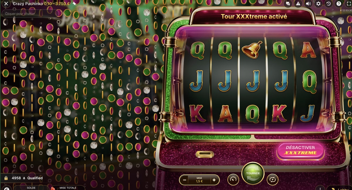 Machine a sous Crazy Pachinko d'Evolution