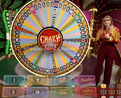 Crazy Time dispo dans des casinos en ligne aux Etats-Unis