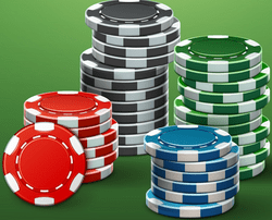 Jetons de casino terrestre