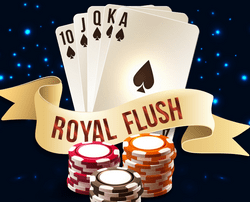 Quinte Flush Royale a l'Ultimate Poker