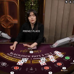 Tournoi de live blackjack sur Lucky8