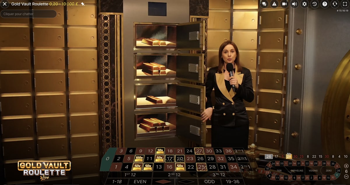 Roulette Gold Vault