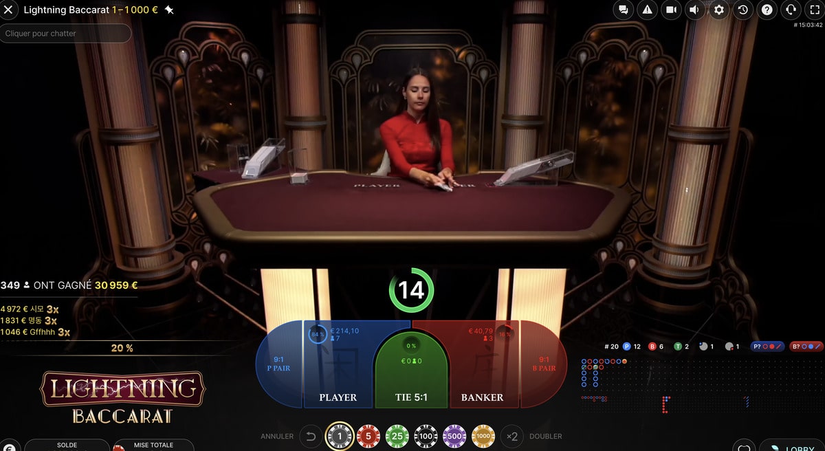 Baccarat Lightning Evolution