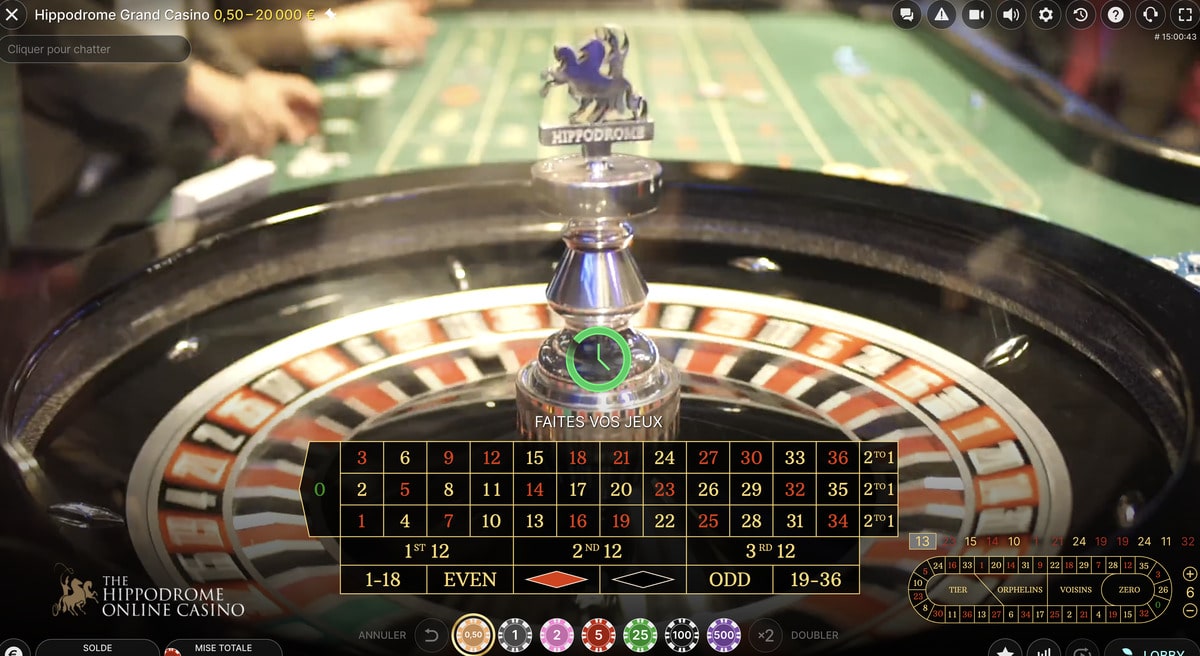 Hippodrome Roulette Evolution