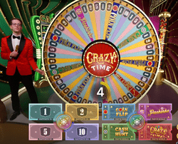 Crazy Time Italien avec croupier en direct