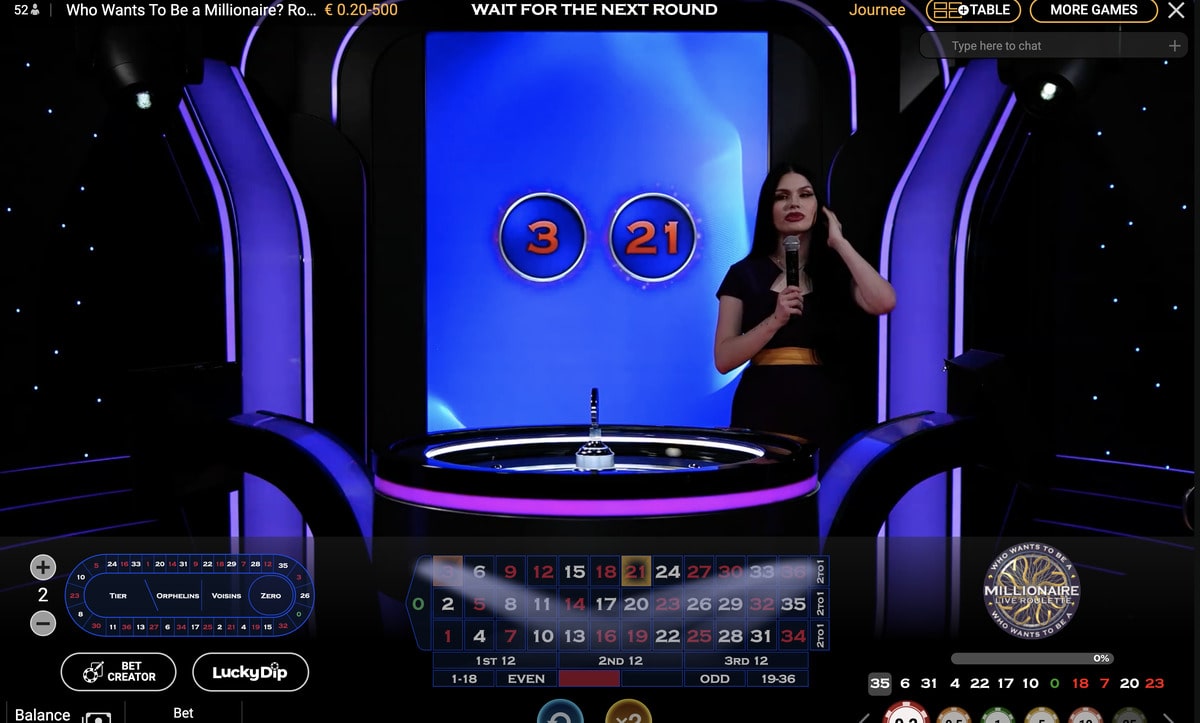 Multiplicateur de gains Roulette Who Wants To Be a Millionnaire