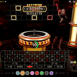 Roulette XXXtreme Lightning avec gros gains