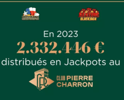 Jackpots Progressifs au Club Pierre Charron