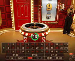 Roulette Red Door d'Evolution