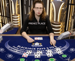 Bet Stacker Blackjack sur Casino Night