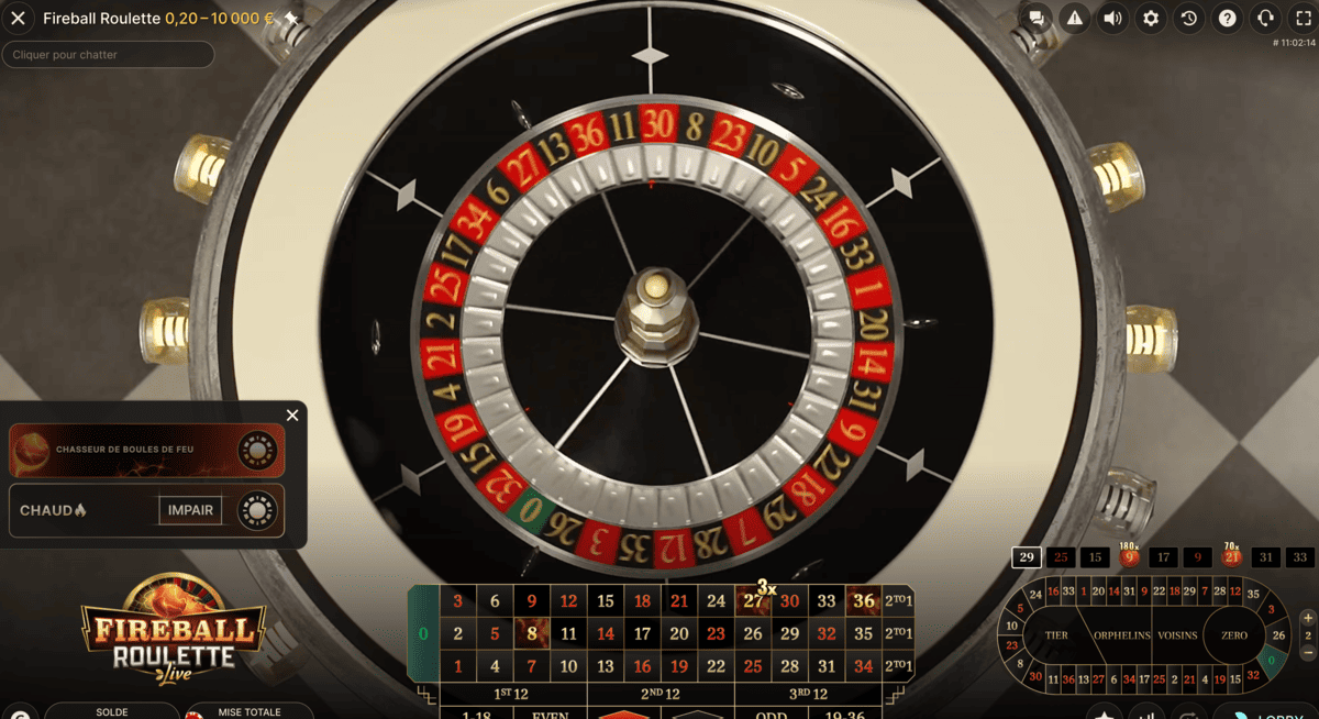 Roue De La Roulette Fireball