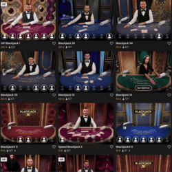 Doubler après avoir Divisé une paire sur les tables de blackjack en direct