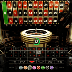 Roulette Lightning du logiciel Evolution